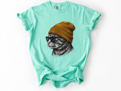 Cat in a hat Tee