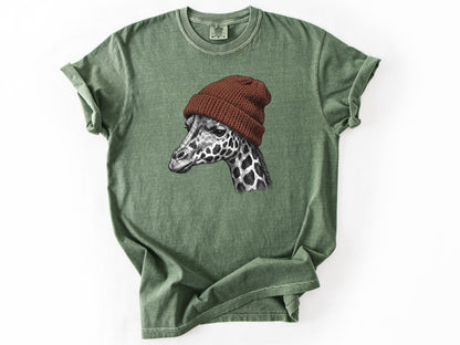 Giraffe in a hat Tee